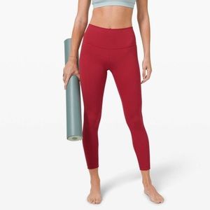 NWT Lululemon Wunder under soft cranberry